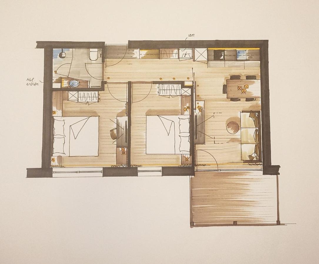 Deluxe Appartement Arve Olang Exterior foto